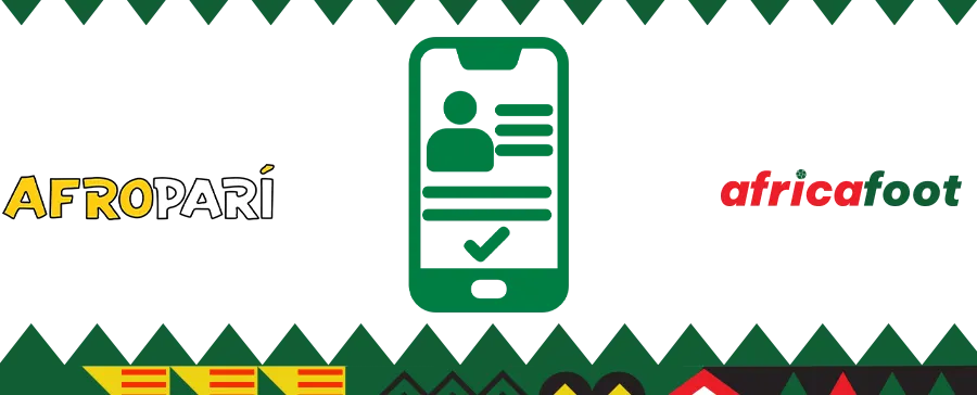 Inscription AfroPari en Afrique via le site mobile
